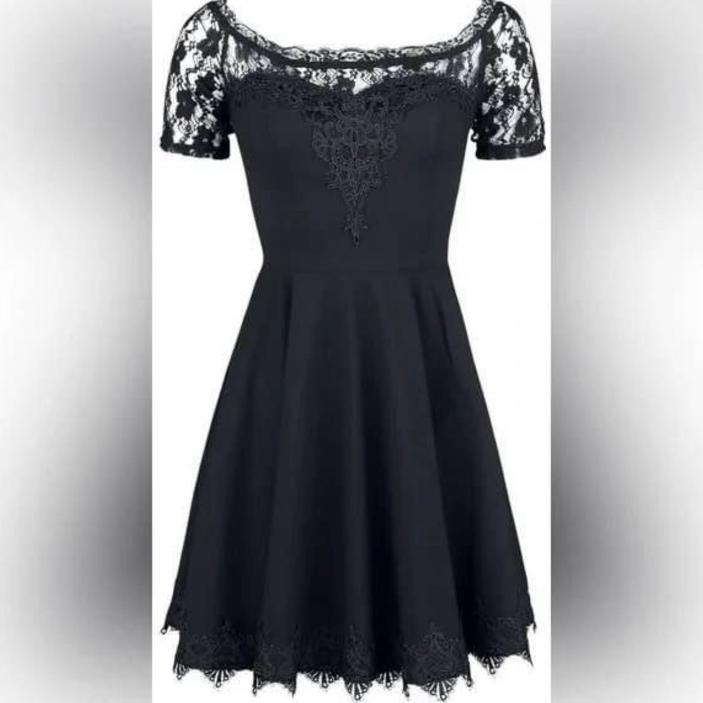 Pinup Black Lace Dress